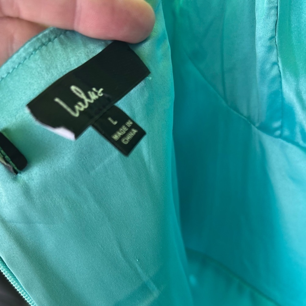 Rule the Runway Teal Green Tulle Bustier Tiered Maxi Dress - Picture 5 of 11